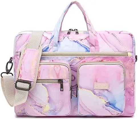 Bolso de Hombro Impermeable para Portátil de 15.6-16 Pulgadas para Mujeres y Hombres, Maletín de Negocios para Oficina