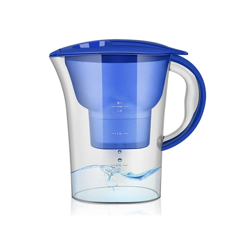 

B62B-1Pcs Blue Net Kettle Iconic Kettle Household Kitchen Filter Kettle