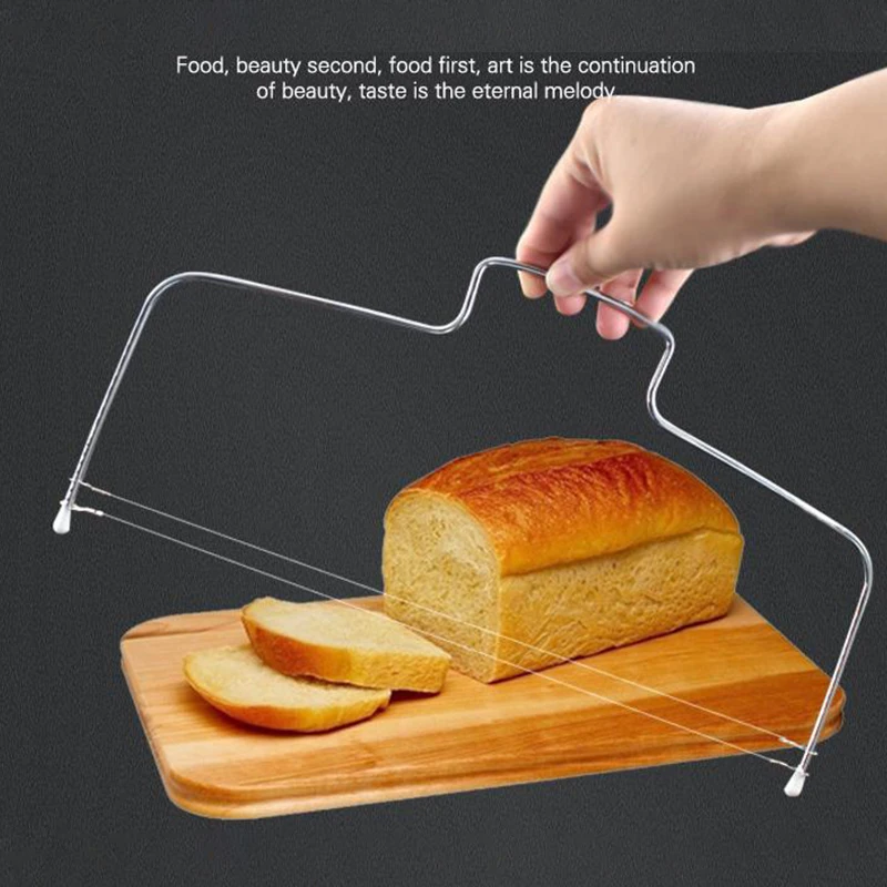 Removable Single/Double Wire Cake Slicer Layer Separator Baking Tools Toast Bread Cutter