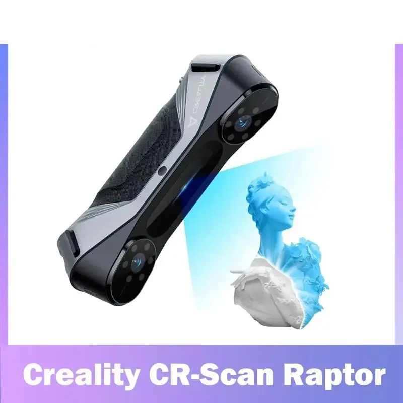 Top 3D Scanner CR-Scan Raptor Multiple-line Blue & NIR Consumer 3D Scanner 24-Bit Full-Color Scanning High-Speed Scanning