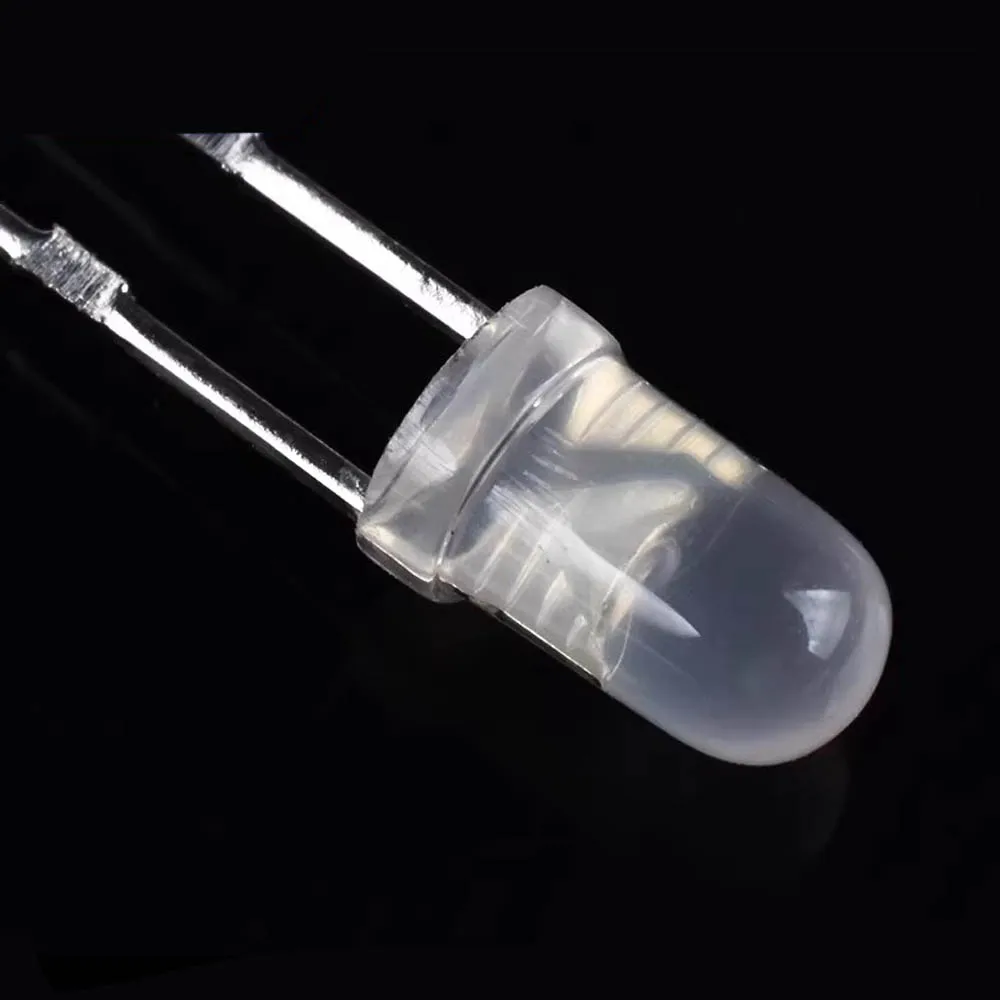 100pcs 3mm Misty LED Diffused Kit 3 mm 3V Warm White Green Red Blue Yellow Orange Purple UV Pink Fast Slow RGB 10 colors