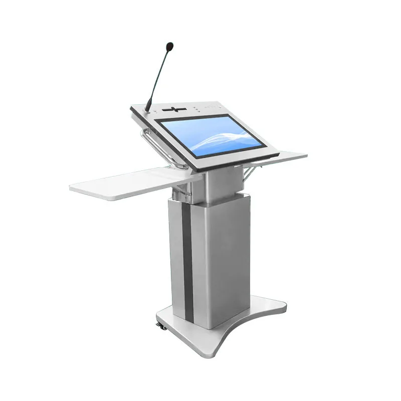 Multimedia E-podium with 32inch Touch Screen Top Quality Conference and Control Room Podium