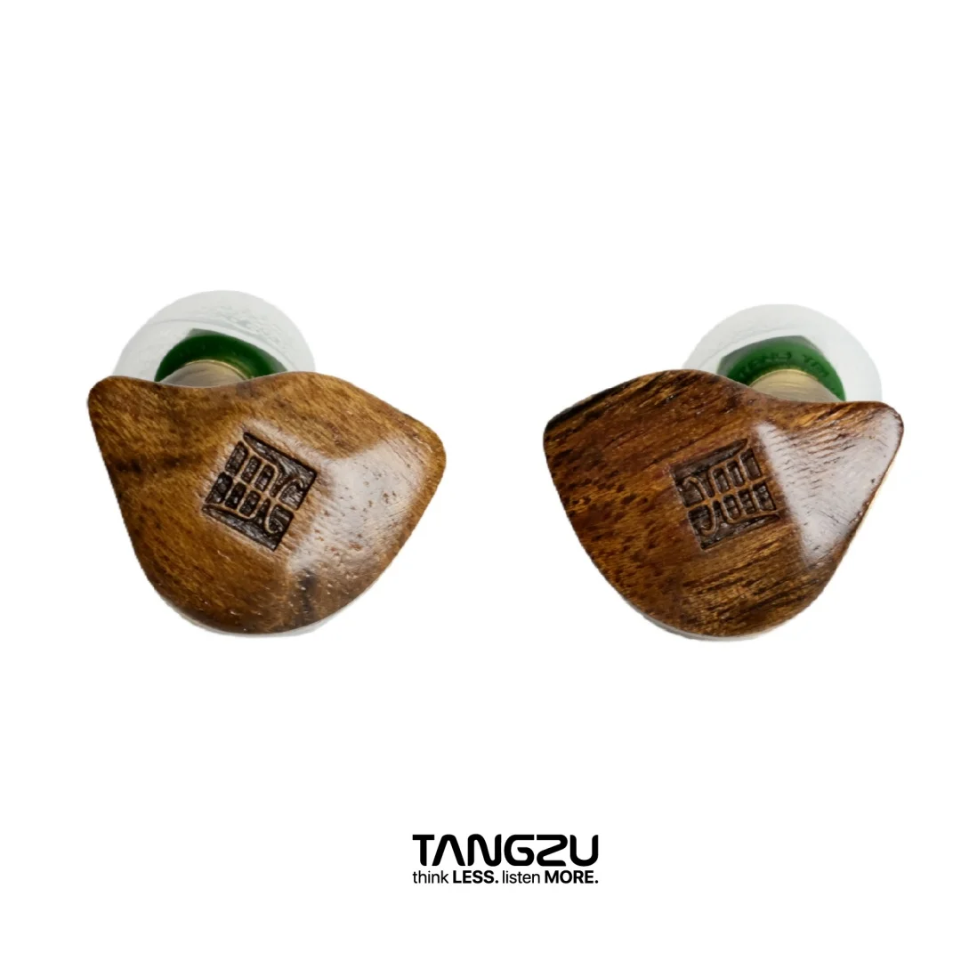 Pre-order Tangzu DUFU VERSE II Hybrid 1DD+2BA In Ear Monitor headphone HiFi IEM Earphone Exquisite Natural Ebony Wood Faceplate