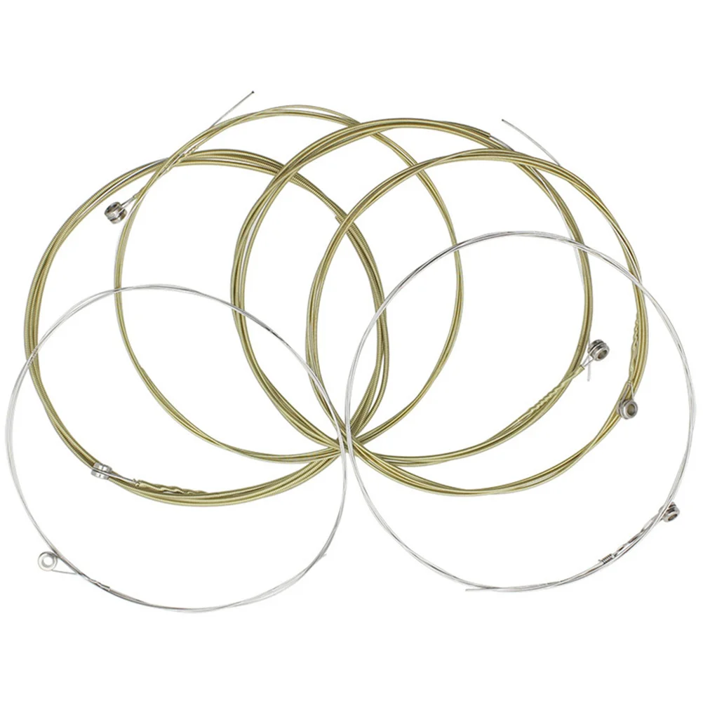 

6Pcs Acoustic Guitar Strings Metal Set for Clear Sound Simple Installation and Long Term Durability Guitar Strings