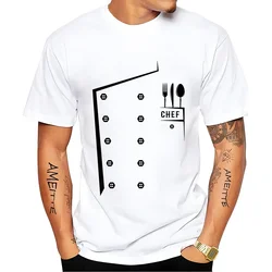 Funny Chef T Shirt Men Short Sleeve Cook Chef Tshirt Fashion Graphic O-neck Summer Short Sleeve Tee Men's Oversized T-shirts