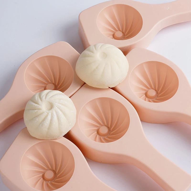 Home Kitchen Handmade Pastry Bun Making Mould Chinese Baozi Molds Handheld Baking And Pastry Steamed Stuffed Tool Kitchen - Detail 1