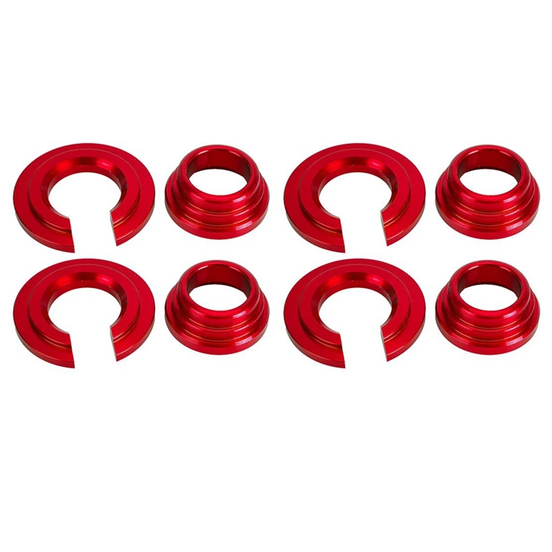 Super Sale 8-Piece 100715-RD Aluminum Rear Sub Frame Bushing Collars Kit for Nissan Maxima 300ZX 240SX 180SX Silvia