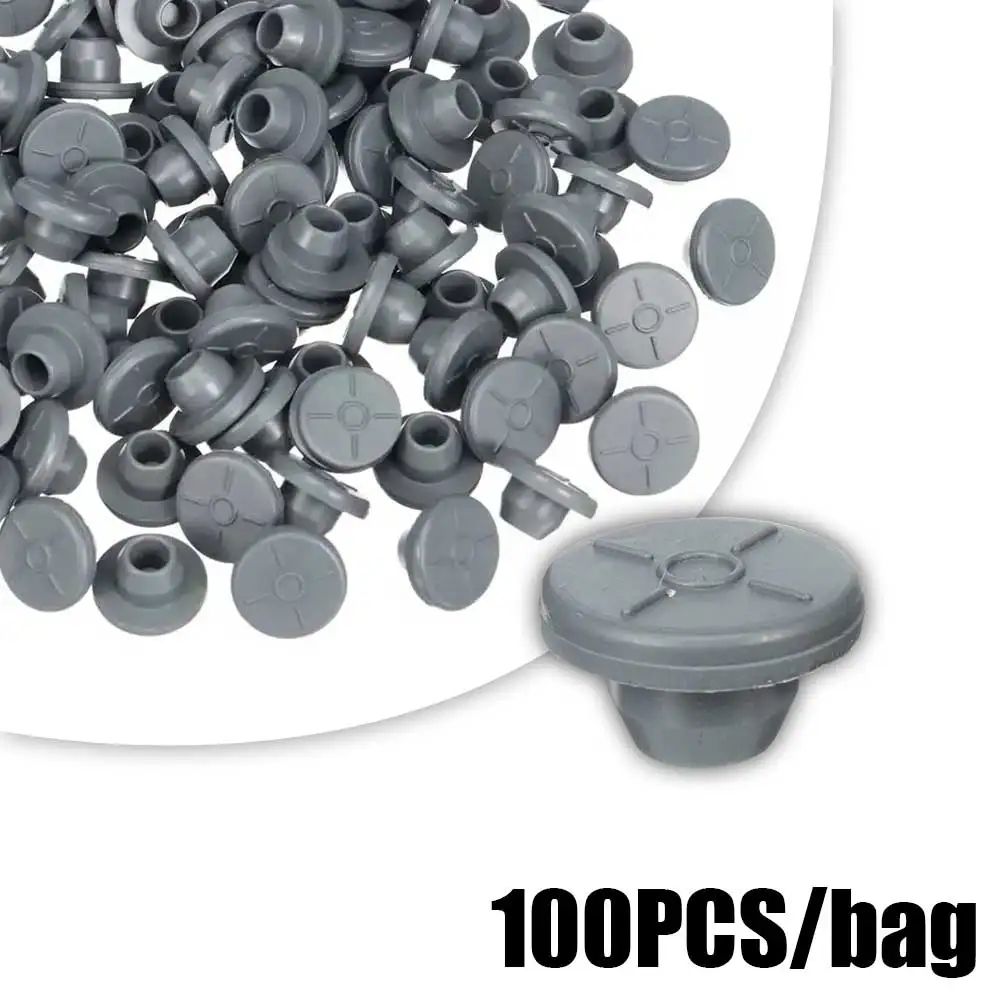 100-1000x السدادات المطاطية الذاتي ختم حقن ميناء التلقيح الطبية لختم المنظم 13 مللي متر الزجاجات الزجاجية قوارير فتح #3
