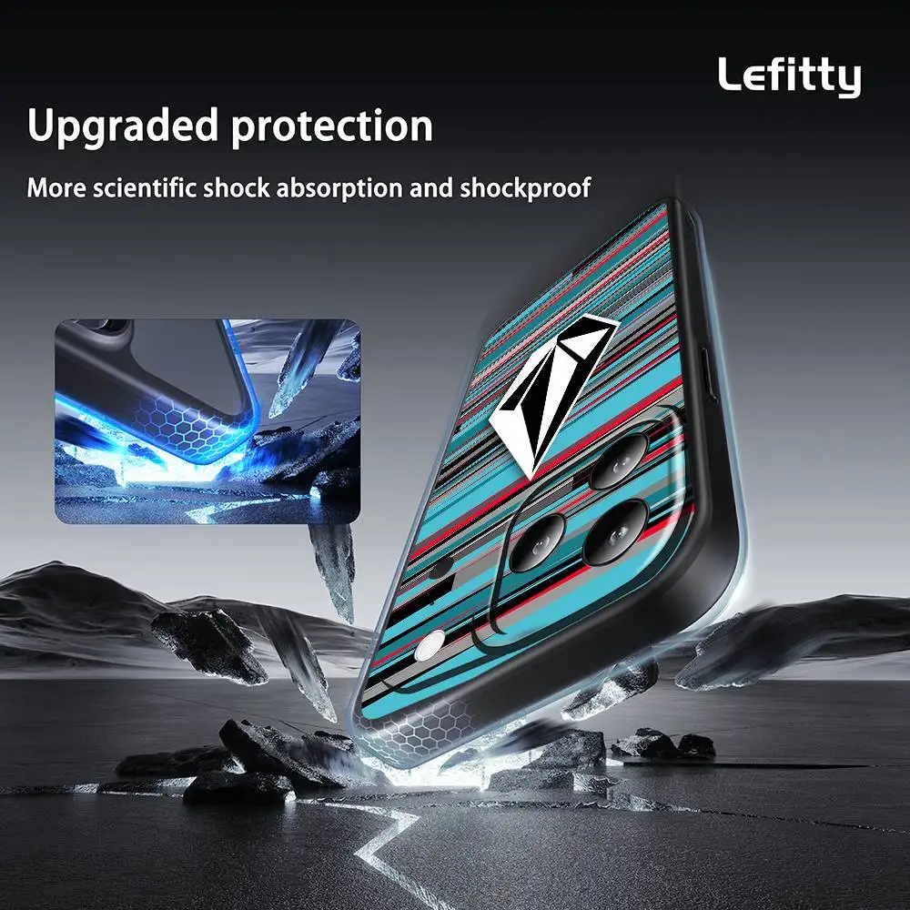 حافظة هاتف رياضية متطرفة من V-Volcom لهاتف آيفون 17 16 15 14 13 12 11 Pro Xs Max Mini XR X Plus غلاف ناعم أسود بلوري Funda