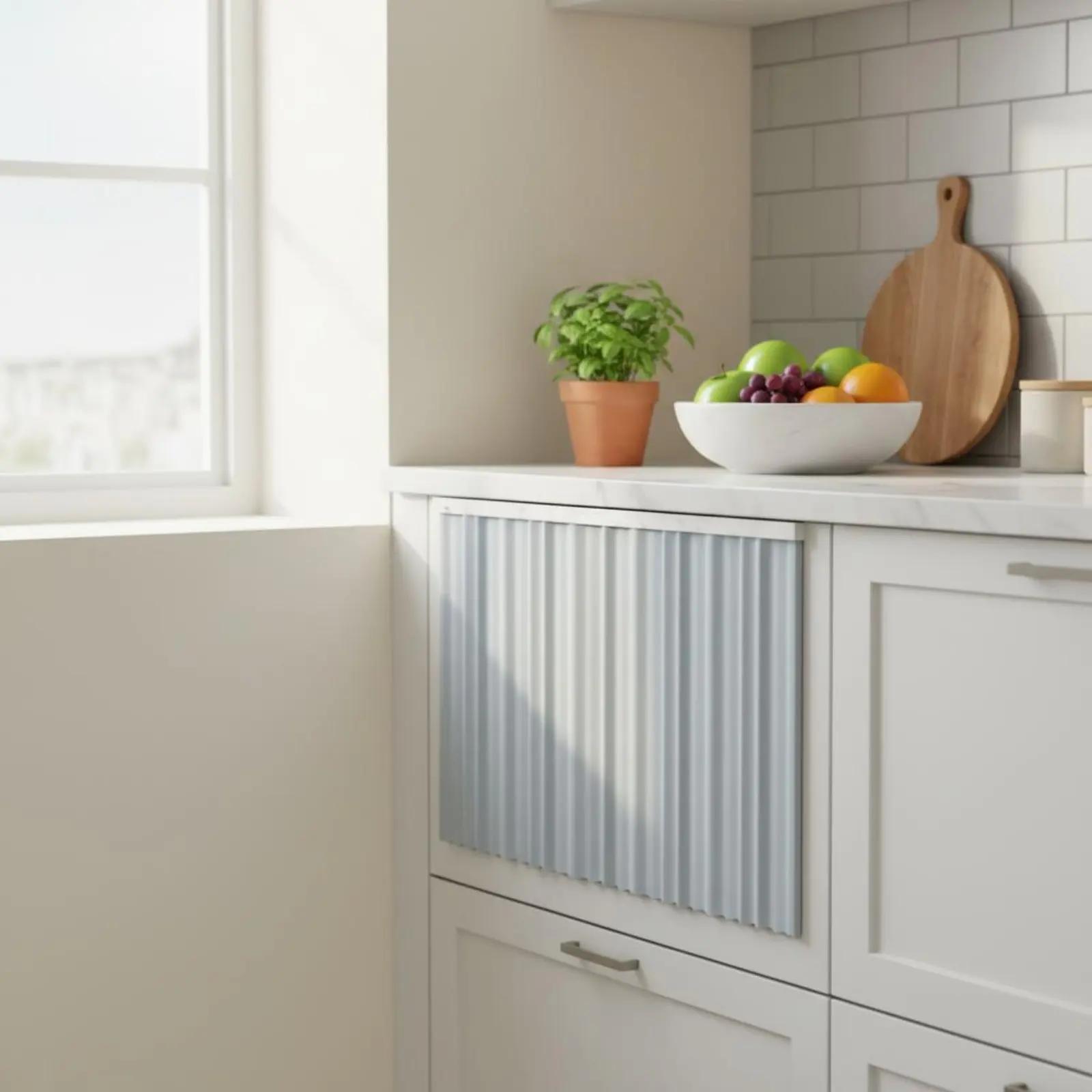 Hook and Loop Cabinet Curtain Hides Clutter Adhesive Cabinet Curtain Debris-Guard Shelf Cover No-Damage Adhesive Shelf Debris