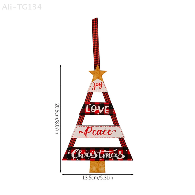 علامة خشبية علامة عيد الميلاد الجدار الشنق شجرة عيد الميلاد جدار الفن الملونة الجدار الديكور شجرة عيد الميلاد الديكورSHIDWJ