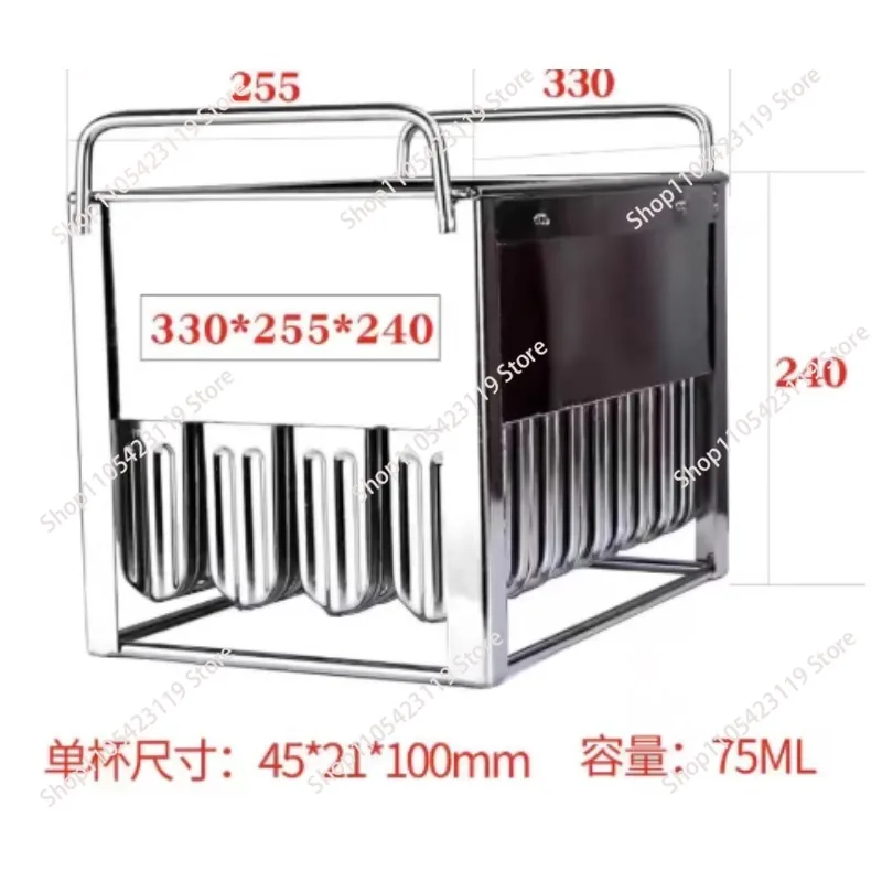 40pcs Stainless Steel Popsicle Mould Ice Lolly Mold For Popsicle Machine Fruit Shape DIY Ice Cream Molds With Sticks Holder