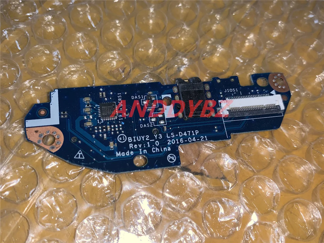 Audio Card Reader I/O Board BIUY2/Y3 LS-D471P 5C50L47442 8S5C50L47442 for Lenovo Yoga 710-14IKB 710-15IKB Series Test OK