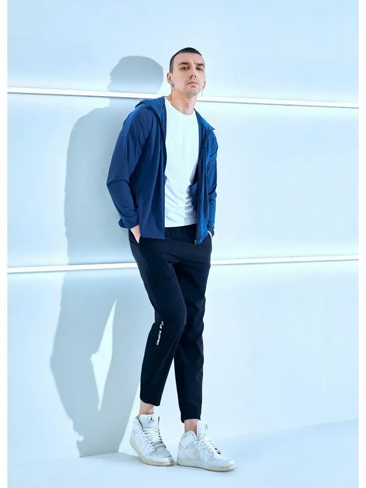 

5G Ice Sensation Experience Cold Air 20 Cooling Pants Summer Unisex Couple Four-way Elastic Sports Cuffed Casual Pants