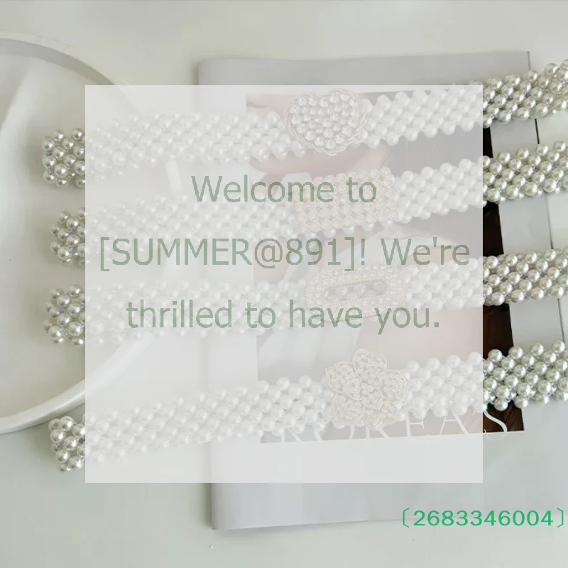 سلسلة خصر مطاطية للنساء من حجر الراين واللؤلؤ، حزام رقيق، مشد مرن للفساتين، فساتين الزفاف والسهرة، إكسسوار جميل #4