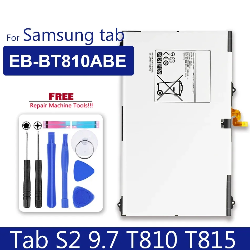 Battery For Samsung GALAXY Tab S 8.4 10.5/ S2 8.0 9.7/S3 9.7 SM T700 T705 T800 T710 T715 T810 T815 T820 T825 EB-BT705FBE