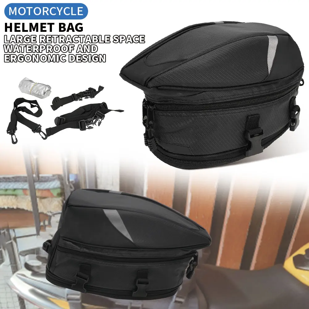 

Motorcycles Helmet Backpack 70L Waterproof Oxford Textile For Travelling Camping Cycling Storage Bag For Honda KAWASAKI KTM Part