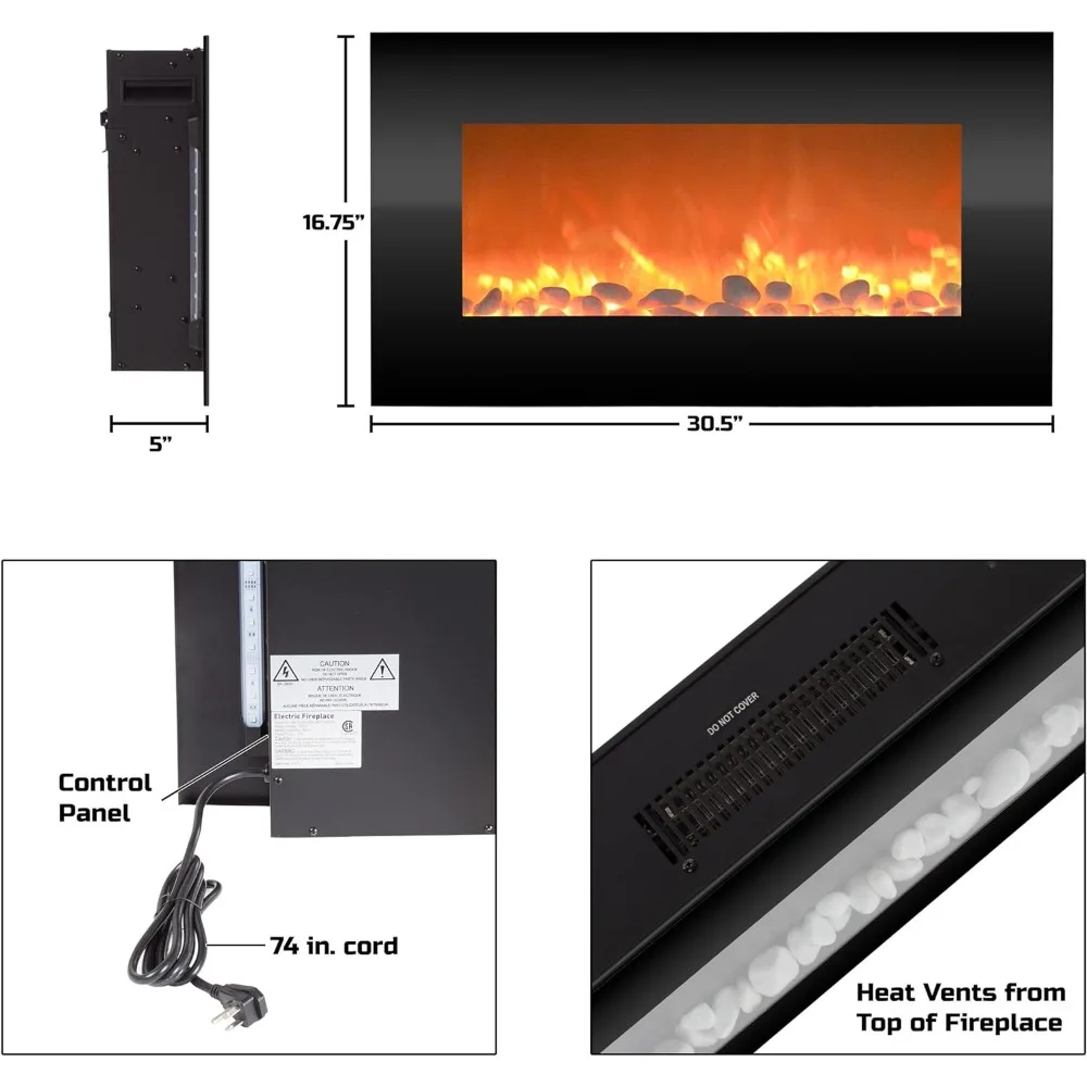 Heat Decorative Fireplace Stove and Brightness Freight Free Heating Cooling Vents Home Improvement Freight free