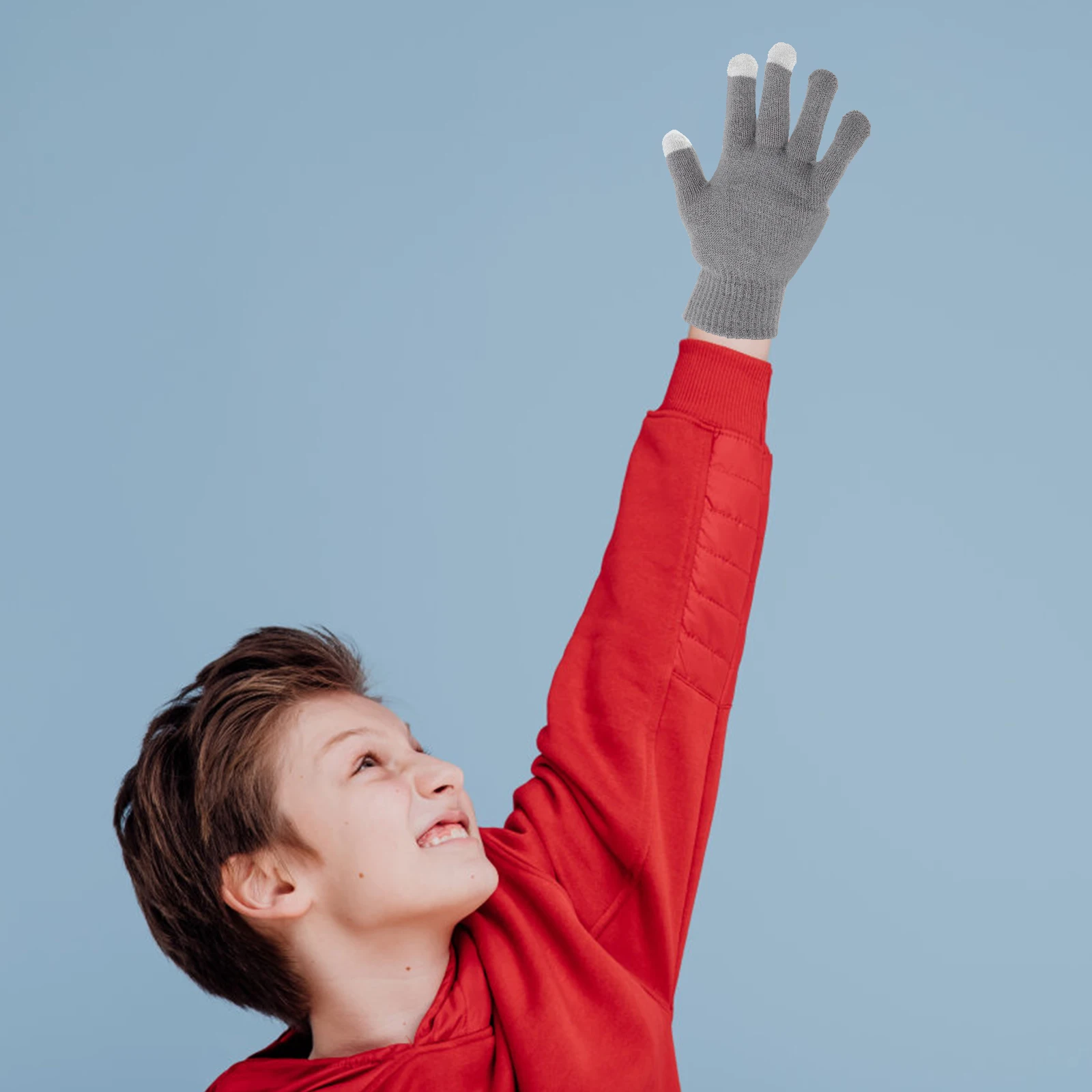 

Touch Screen Heated Gloves Mittens Hand Warmer Rechargeable Fingerless Thermal Cotton Usb Heating