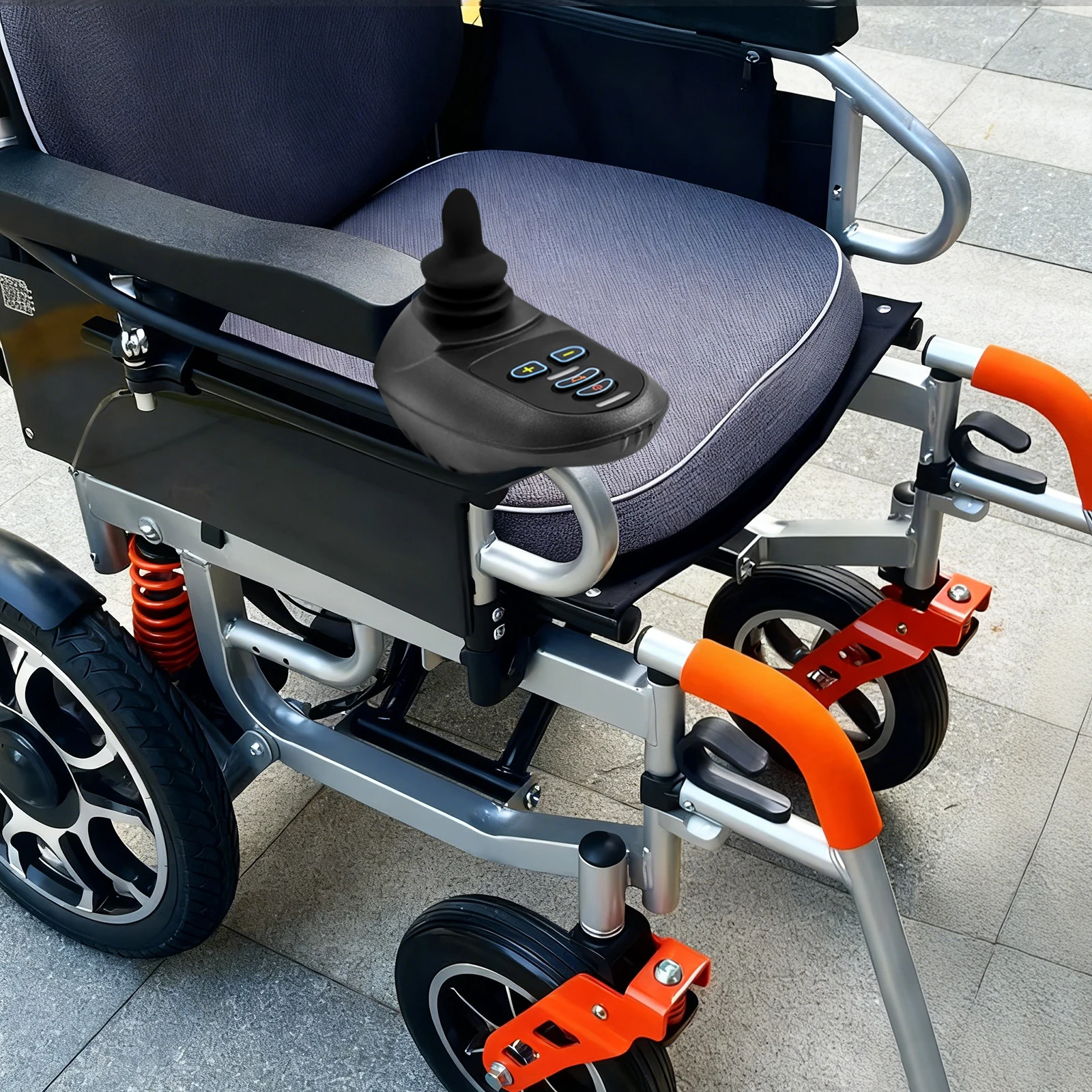 

Electric Wheelchair Joystick Controller, 5 Gears Adjustable Speed Professional Electric Wheelchair Controller