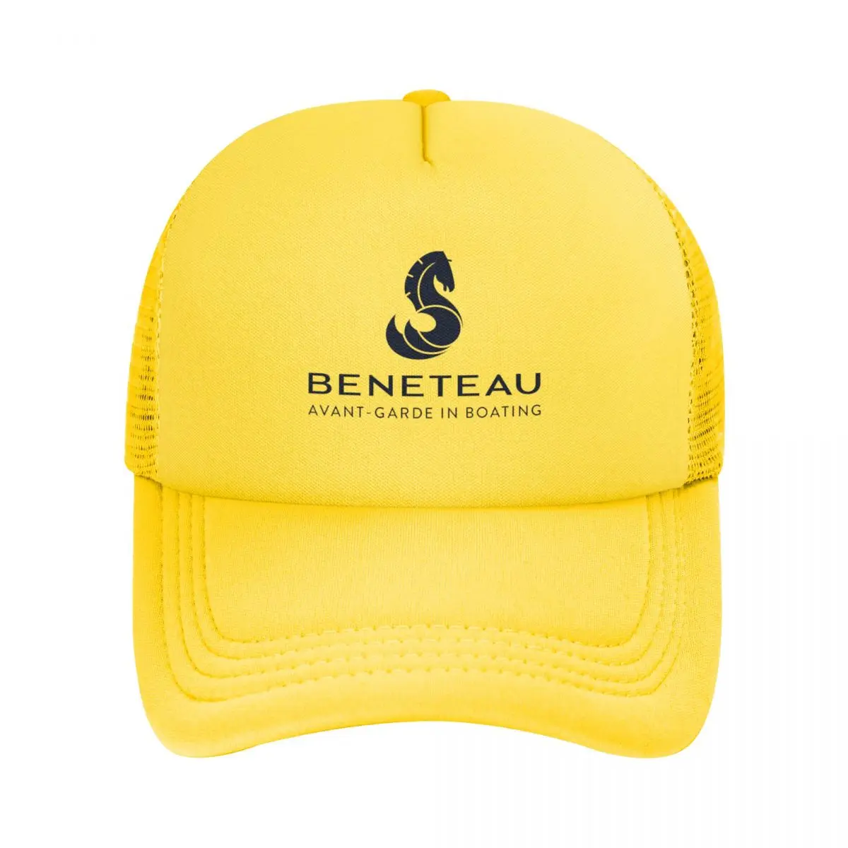 Beneteau Sailboat Sailing Yacht Mesh Baseball Caps Snapback Fashion Baseball Hats Breathable Casual Casquette Outdoor Unisex