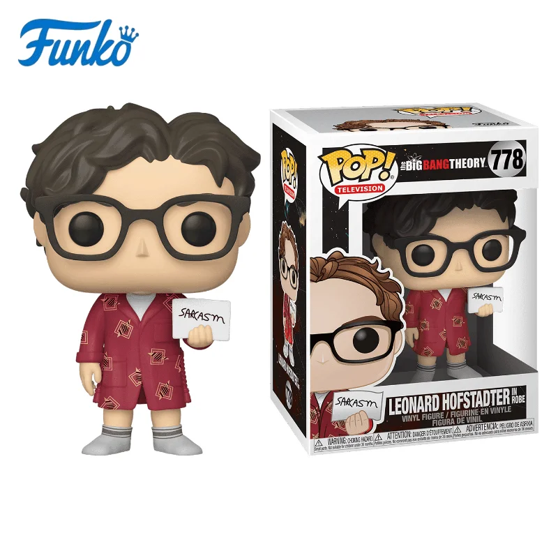 

Фанко ПОП! Официальная оригинальная виниловая фигурка — Леонард из теории большого взрыва, телешоу, новая коллекционная игрушка, идея подарка