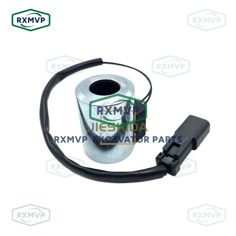 For Caterpillar cat E329D/E330D/E336D/E345D solenoid valve coil pilot safety lock solenoid valve coil excavator accessories