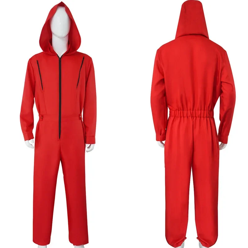 

Role-playing Suit Korean Drama "Money Heist" Dalí Jumpsuit Paper House Cosplay Halloween Performance Costume