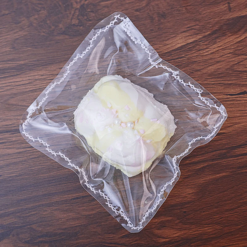 ZOCO ソフト手作りシリコンケーキ フィジェットトイ、ゆっくり戻る動きとストレス解消のための握り心地、クリスマスプレゼントに最適