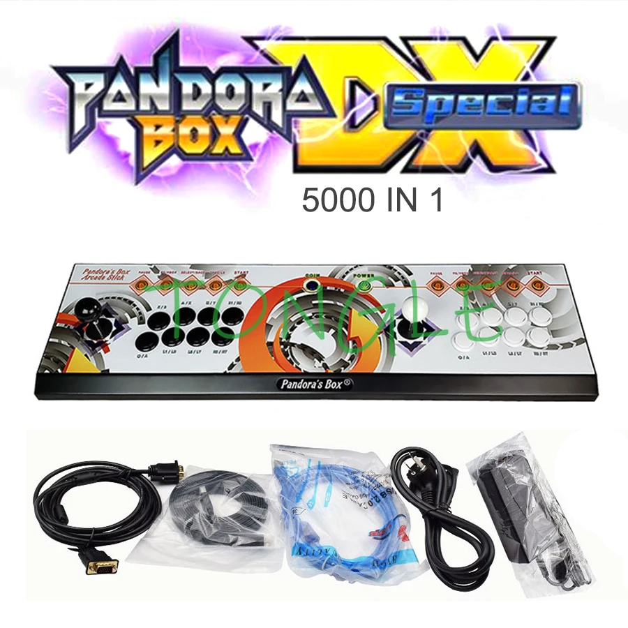 

Retro Video Game Arcade Console Games Pandora Box 5000 Controler Joystick for Pc Arcade Box 5018 4 Players 8 Buttons