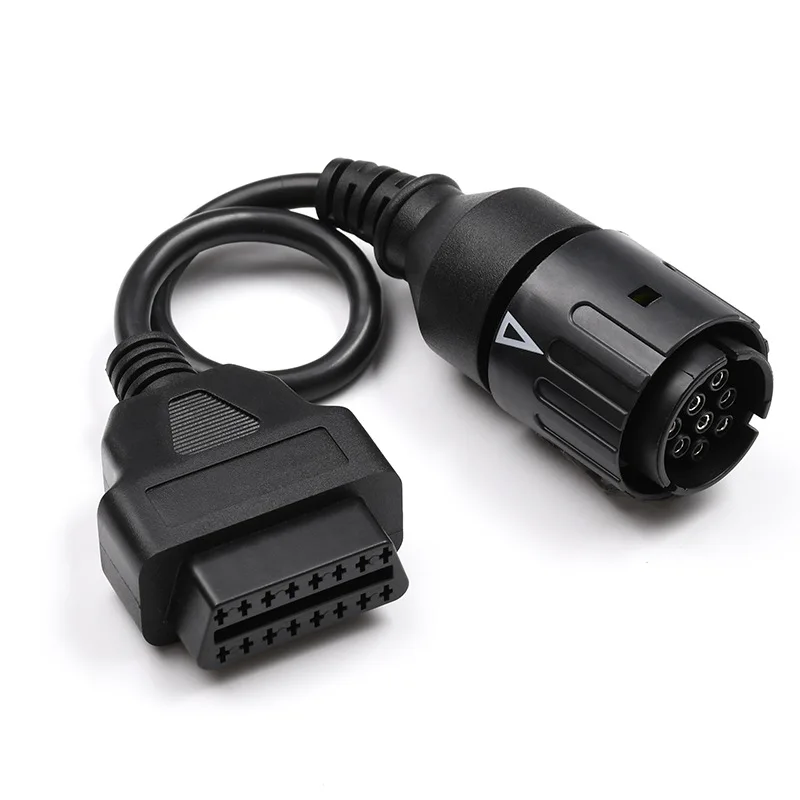 

OBD Extension Cable 16 Pin to 10 Pin Adapter Cable for BMW Motorcycle Diagnostic Connector OBD2 Scanners for Fault Detection