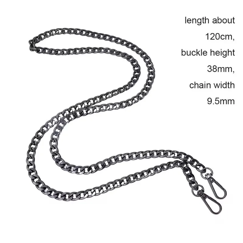 Metal Chain Straps for Women's Bags DIY Bag Strap Handles Shoulder Crossbody Handbag Metal Replacement Chains Purse Accessories