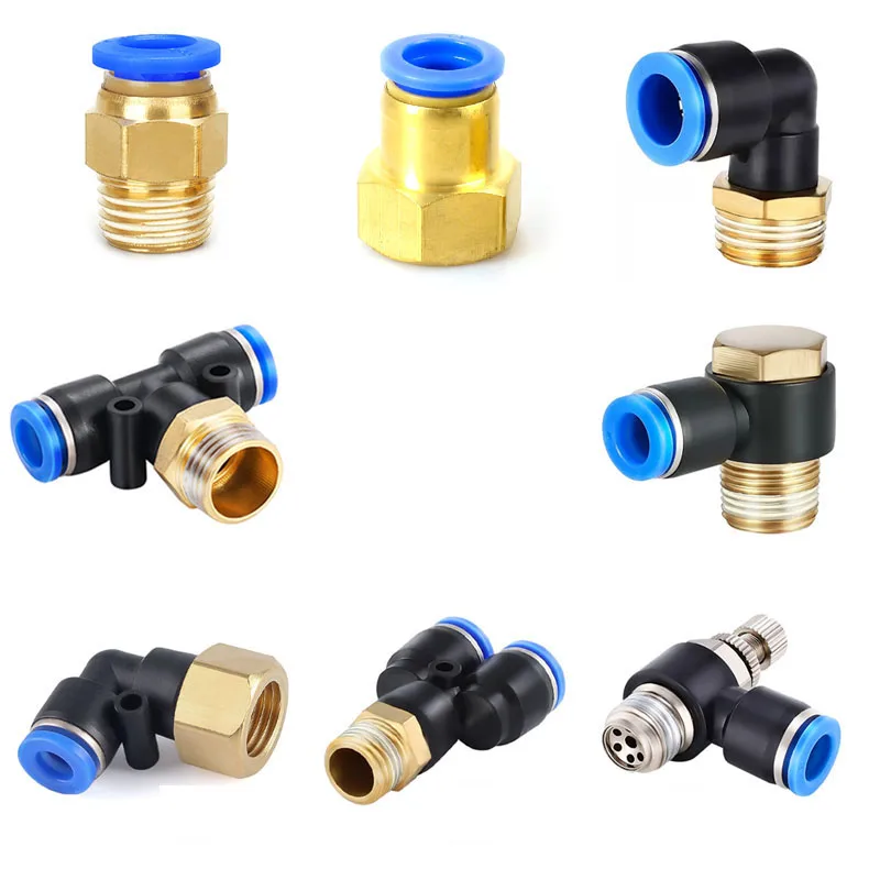 Pneumatic Quick Connector PC PCF PL PB PH PLF PX SL External Thread M5 1/8 \