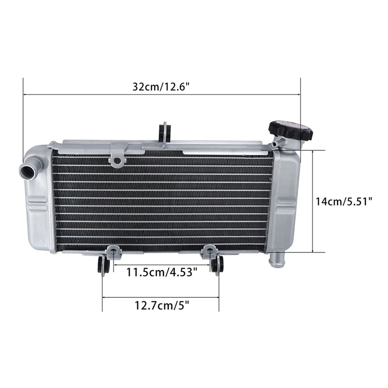 

T39c-Radiator Cooler Motorcycle Water Tank Cooling System For Honda CBR300R CBR250 2011-2020