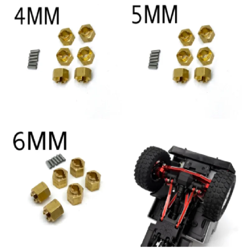 

JJRC 1/18 C8823 Unimog 6x6 Remote Control Car Metal Parts Brass Weight Coupler