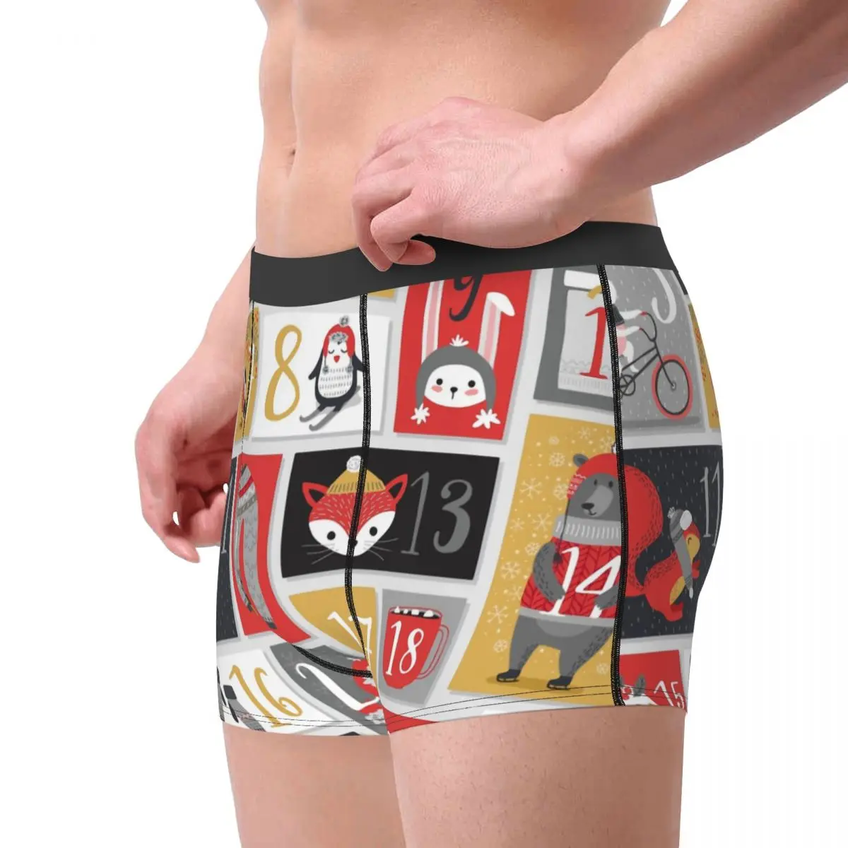 Christmas An Important Christian Festival Commemorating The Birth Of Jesus Christ Animal Underpants Cotton Panties Male