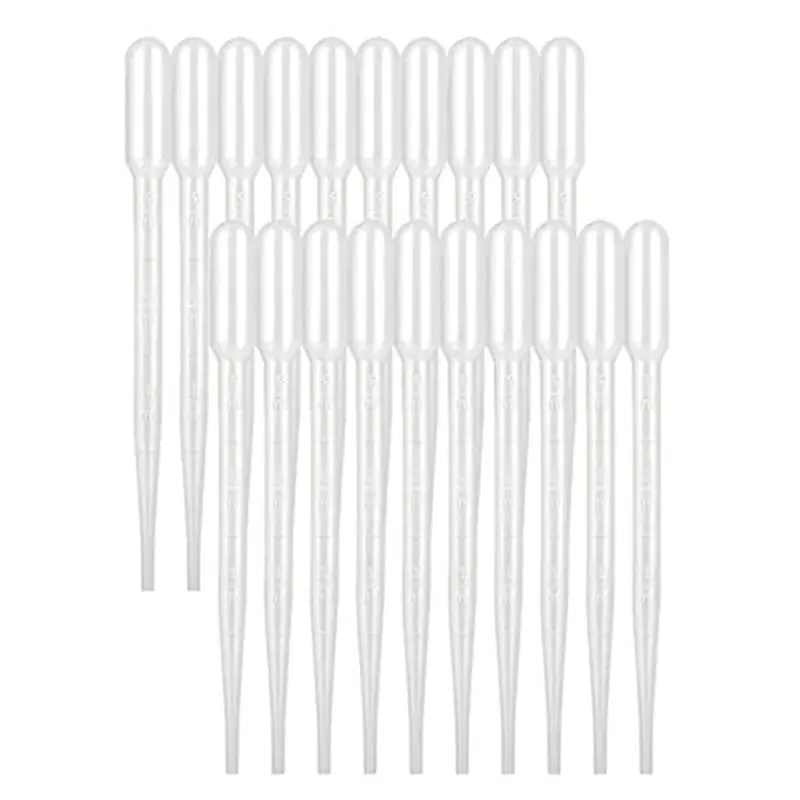 

1000-Pack 3Ml Disposable Plastic Transfer Pipettes Calibrated Droppers For Science Lab, DIY Art