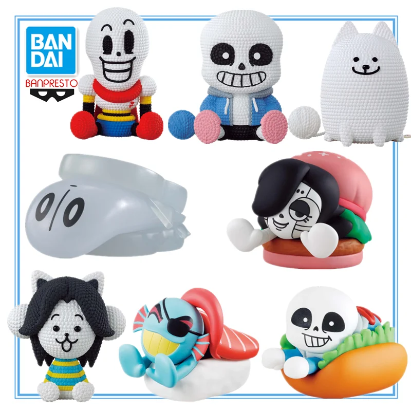 

В наличии оригинальная фигурка BANDAI BANPRESTO UNDERTALE The Annoying Dog Sans, аниме-модель, оригинальные игрушки в штучной упаковке, подарки
