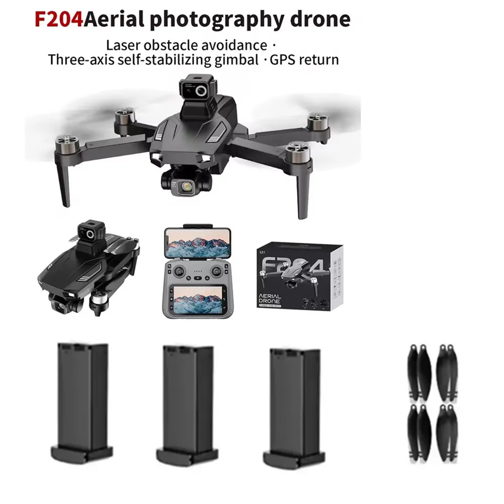 

F204 Drone Accessory F204 Drone Batteries 7.4V 2200mAh / Propeller Blade / Use For F204 Drone Part ﻿