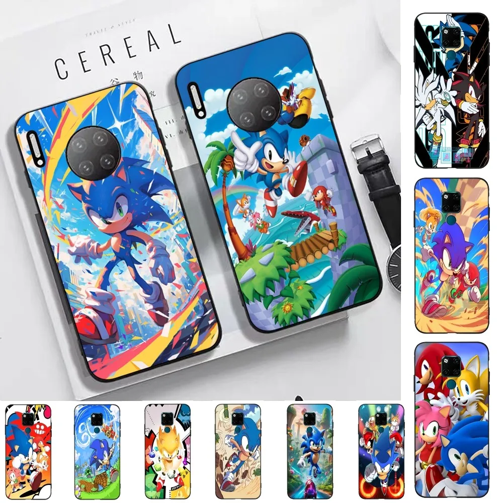 

Anime Cartoon S-Sonics Hedgehog Phone Case For Huawei Mate 10 20 30 40 50 Lite Pro Nova 3 3i 5 6 SE 7 Pro 7SE