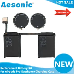 New Replacement Battery Kit for Apple Airpods Pro Charging Case Bluetooth Earphone Headset A2084 A2083 A2190 Rechargable Battery