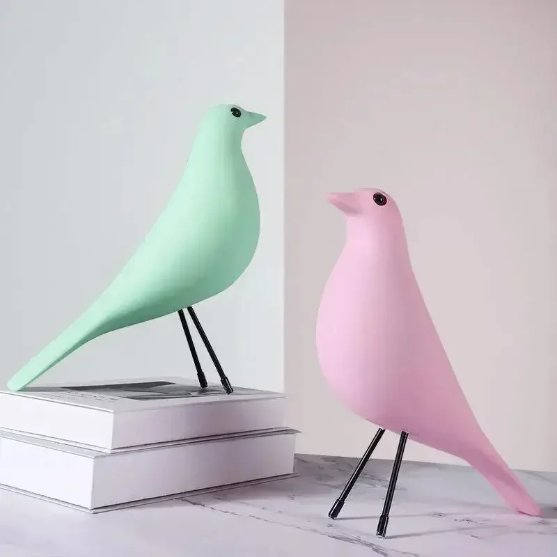 Home Furnishing Bird Resin Sculpture Office Decoration Home Furnishing Bird Statue Crafts Ornaments Room Decor Creative Gifts