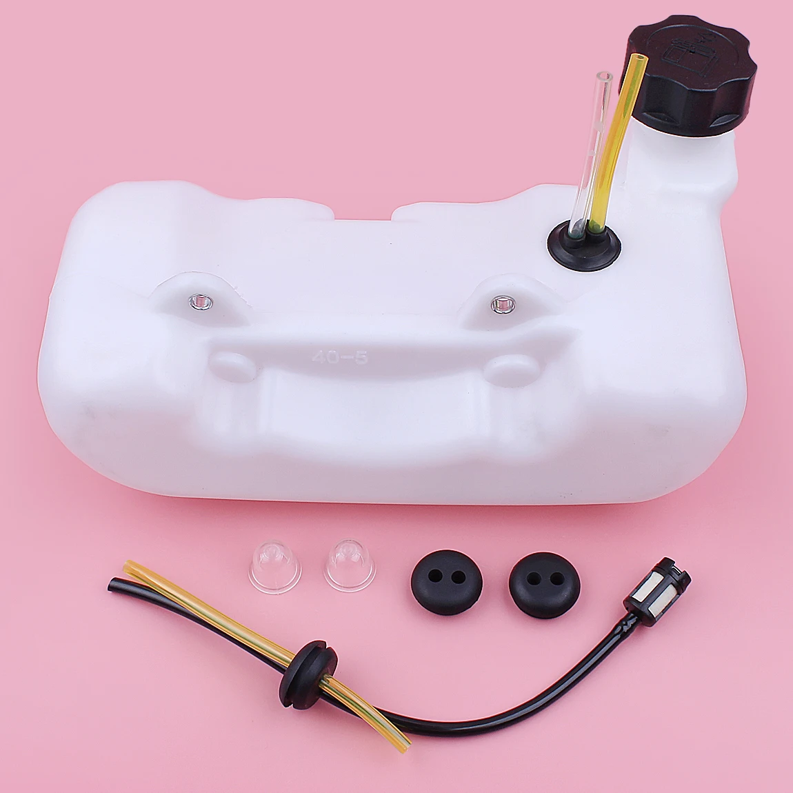 Fuel Tank Assy Line Grommet Primer Bulb Kit For 43CC 40-5 CG430 CG520 Trimmer Lawn Mower Engine Parts Garden Tool Parts