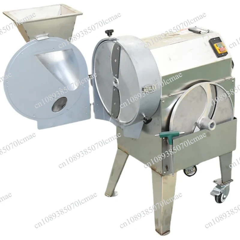New  Automatic Commercial Electric Multifunctional Stainless-steel Potatoes Cucumber, Carrot, Onion Fruit Vegetable Cutter