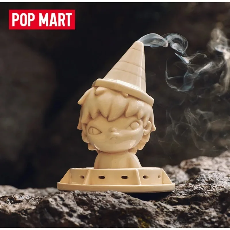 POPMart Hirono Roadblock Incense Burner & Snow House Desk Lamp