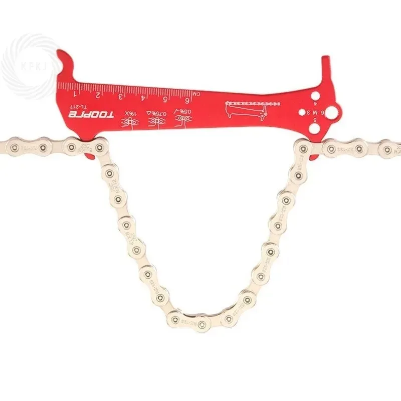 

Индикатор износа велосипедной цепи, измерительный инструмент, дорожный велосипед, велосипедный ремонт, нержавеющая сталь, совместима со всеми