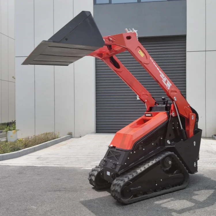 SDLOT Wide Application Mini Skid Steer Loader Yanmar Diesel Engine CE EURO5 Hydraulic Wood Chipper for Branch Shredding Work