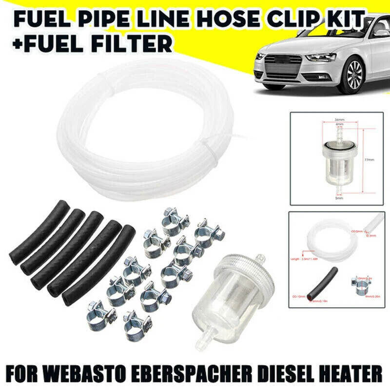 Car Air Parking Heater Tube Fuel Tank Sender Pipe Pick Up Hose Kit For Webasto Eberspacher Diesel Heater