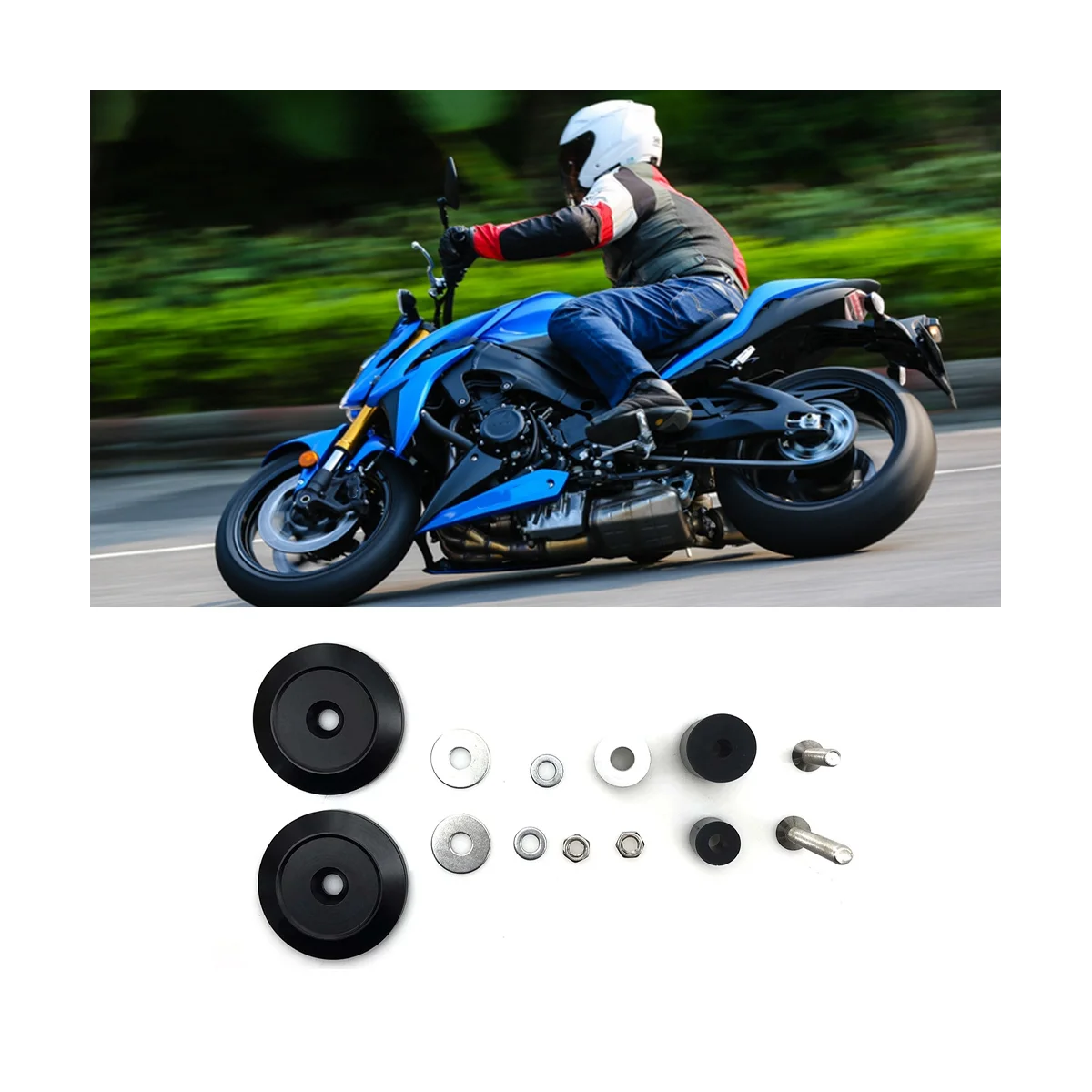 Frame Hole Cover Cap for SUZUKI GSX-S1000 2016-2020 GSX-S1000GT 2022 KATANA 2019-2022 Motorcycle Plug Cover