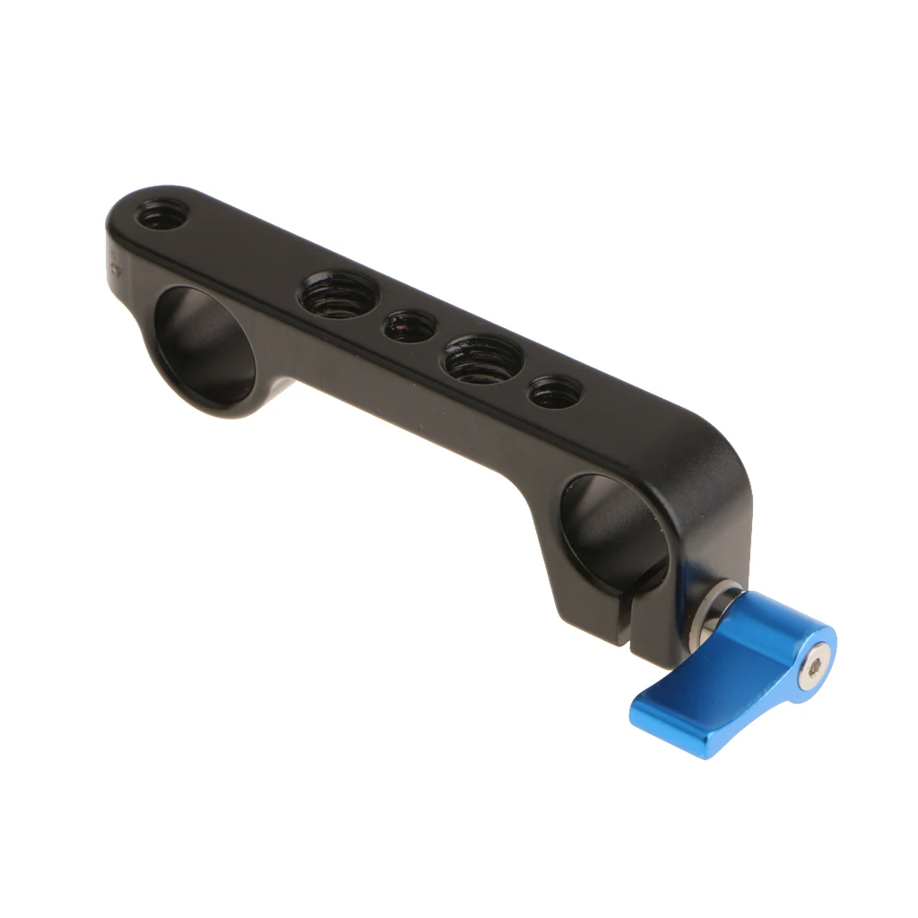 Soporte de abrazadera de varilla doble de 15 mm para soporte de plataforma de sistema de cámara de 1/4" y 3/8"